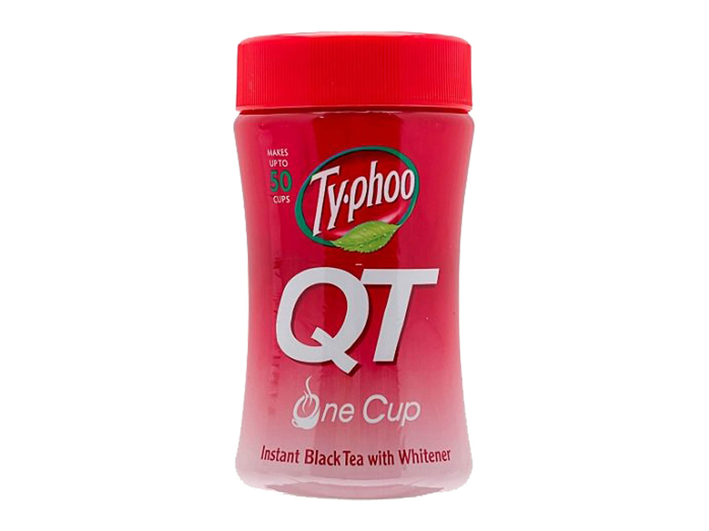 The Bramble Bay Typhoo QT Instant Tea Drink 125g Provides a Cup of Tea In An Instant Pack of 12