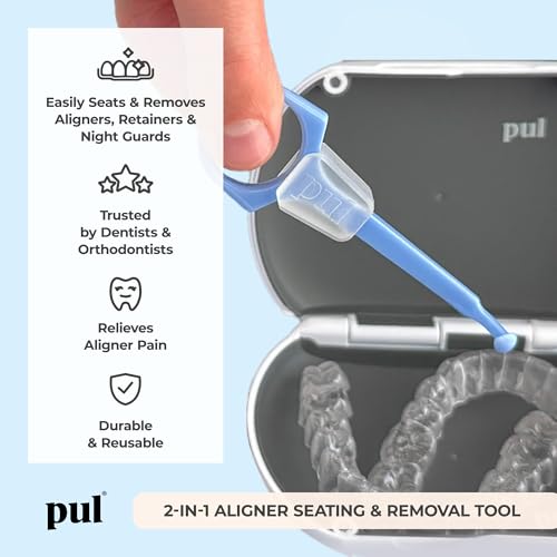PUL 2-in-1 Clear Aligner Chew Tool & Removal Tool