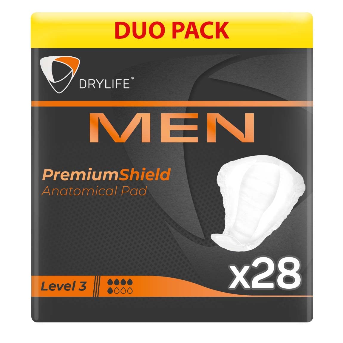 Drylife Men Level 3 Premium Shield Incontinence Pads