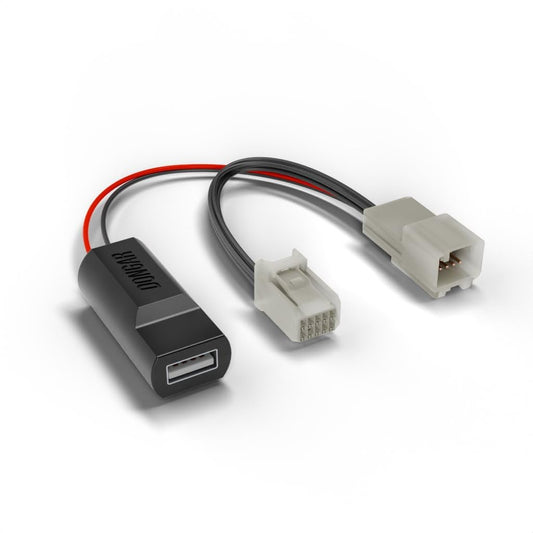 Dongar Dashcam Power Adapter (10-pin Type H) for Hyundai/Kia. Compatible with Select Models, Ioniq 5, EV6, and More. Connects to Rearview Mirror, Built-in USB Power Source, Easy to Install